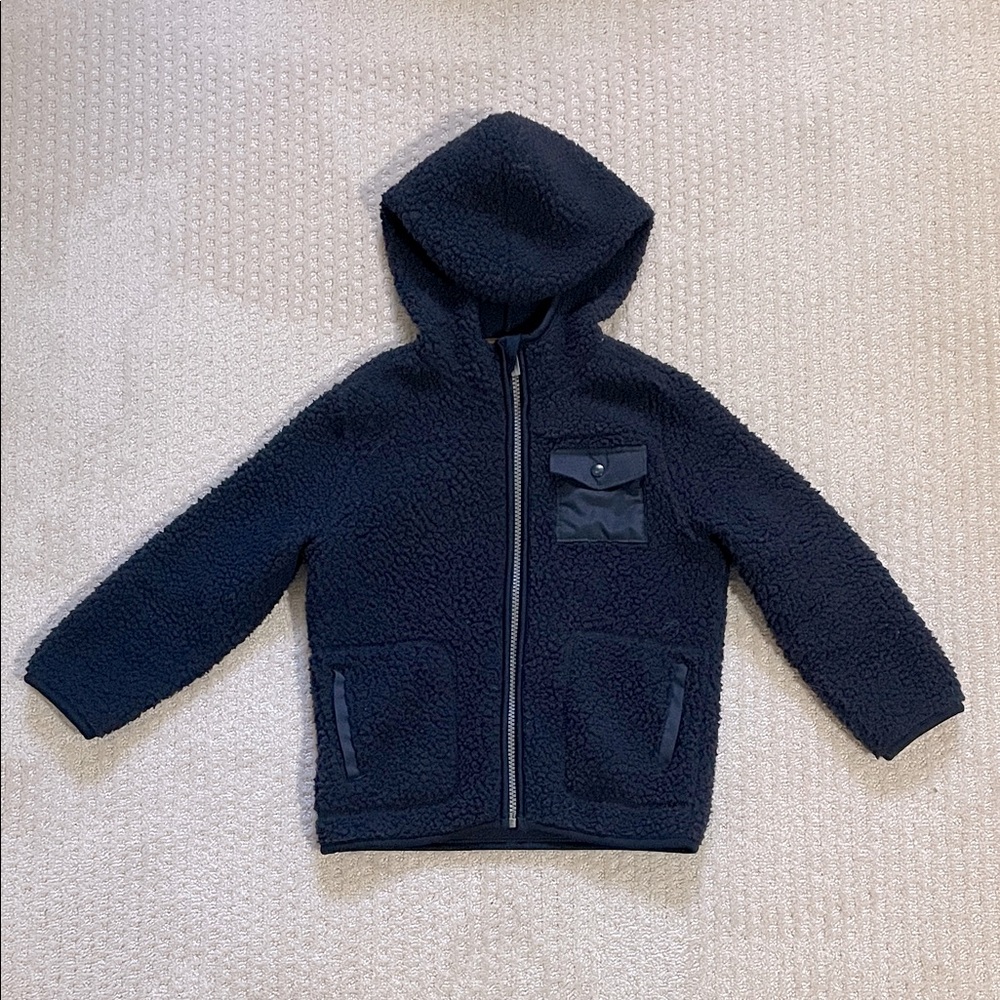 Old Navy Dark Blue Sherpa Jacket
